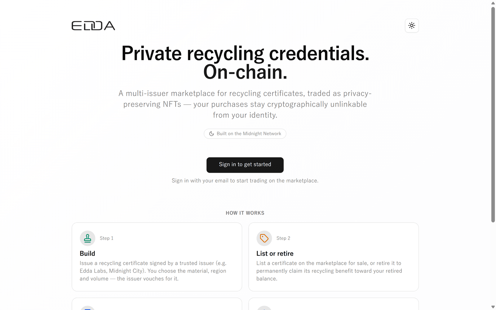 The Pickers landing page, with the four steps of how it works.